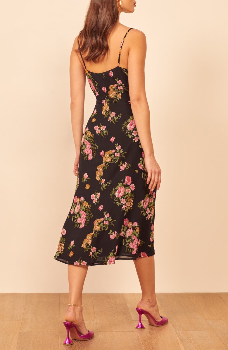 Reformation Watson Tie Waist Slipdress, Alternate, color, 