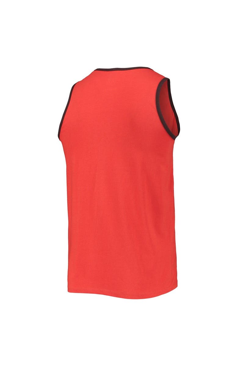 '47 Men's '47 Orange Cleveland Browns Edge Super Rival Tank Top, Alternate, color, Orange