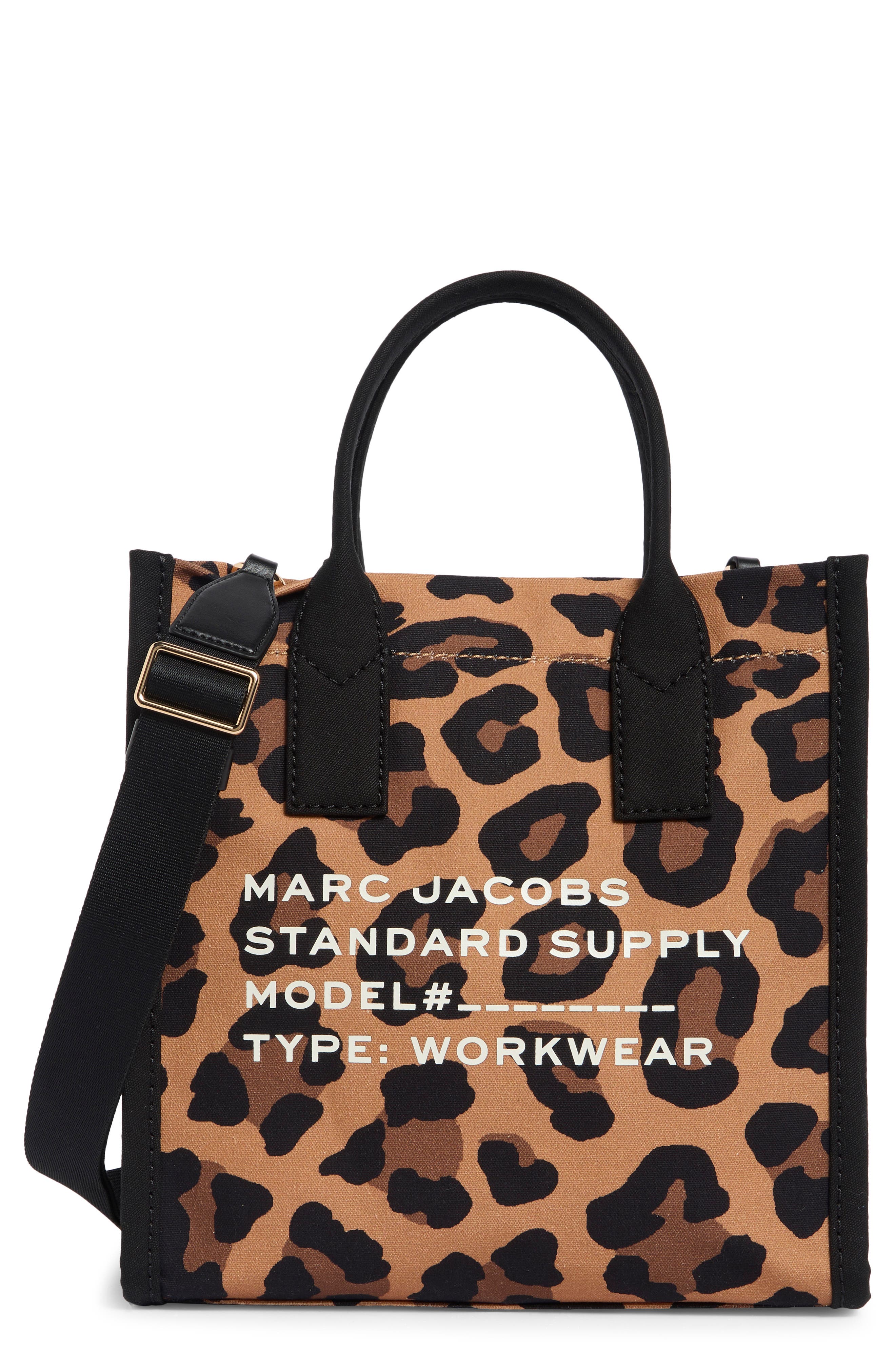 Standard Leopard Print Canvas Tote