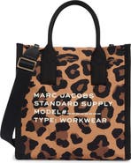 Marc Jacobs Standard Leopard Print Canvas Tote