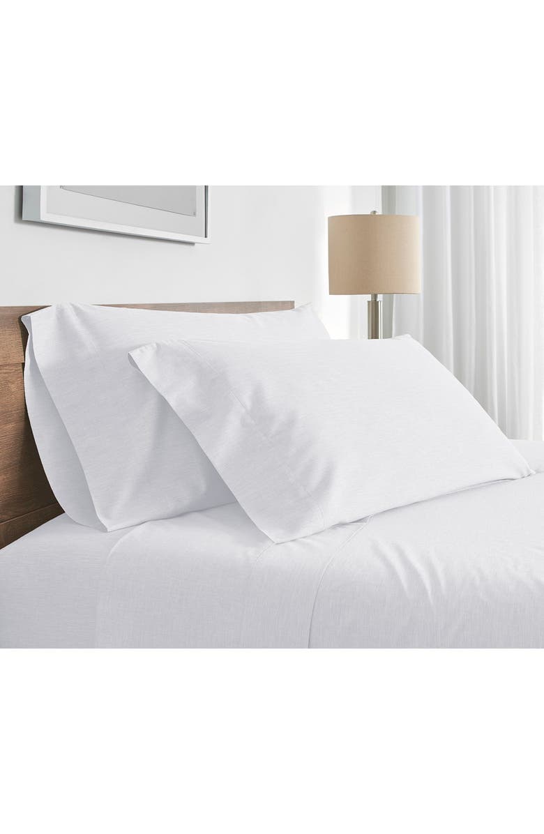 Modern Living Set of 2 Cotton Sateen Pillowcases, Alternate, color, White