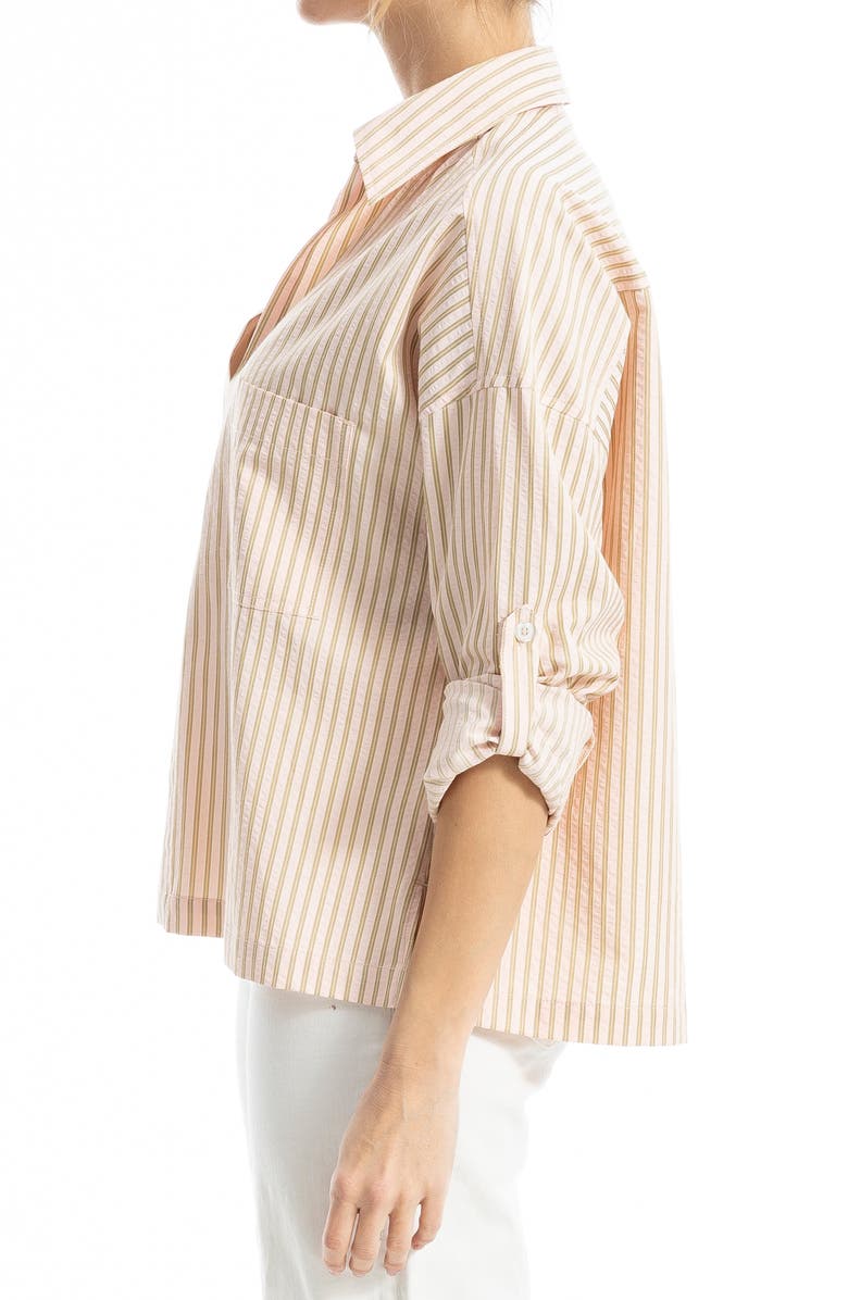 MAX STUDIO Roll Tab Utility Shirt, Alternate, color, 