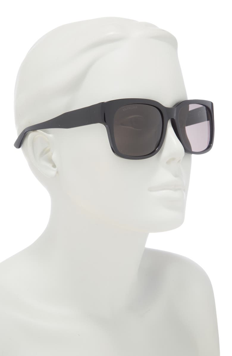 Balenciaga 56mm Square Sunglasses, Alternate, color, 