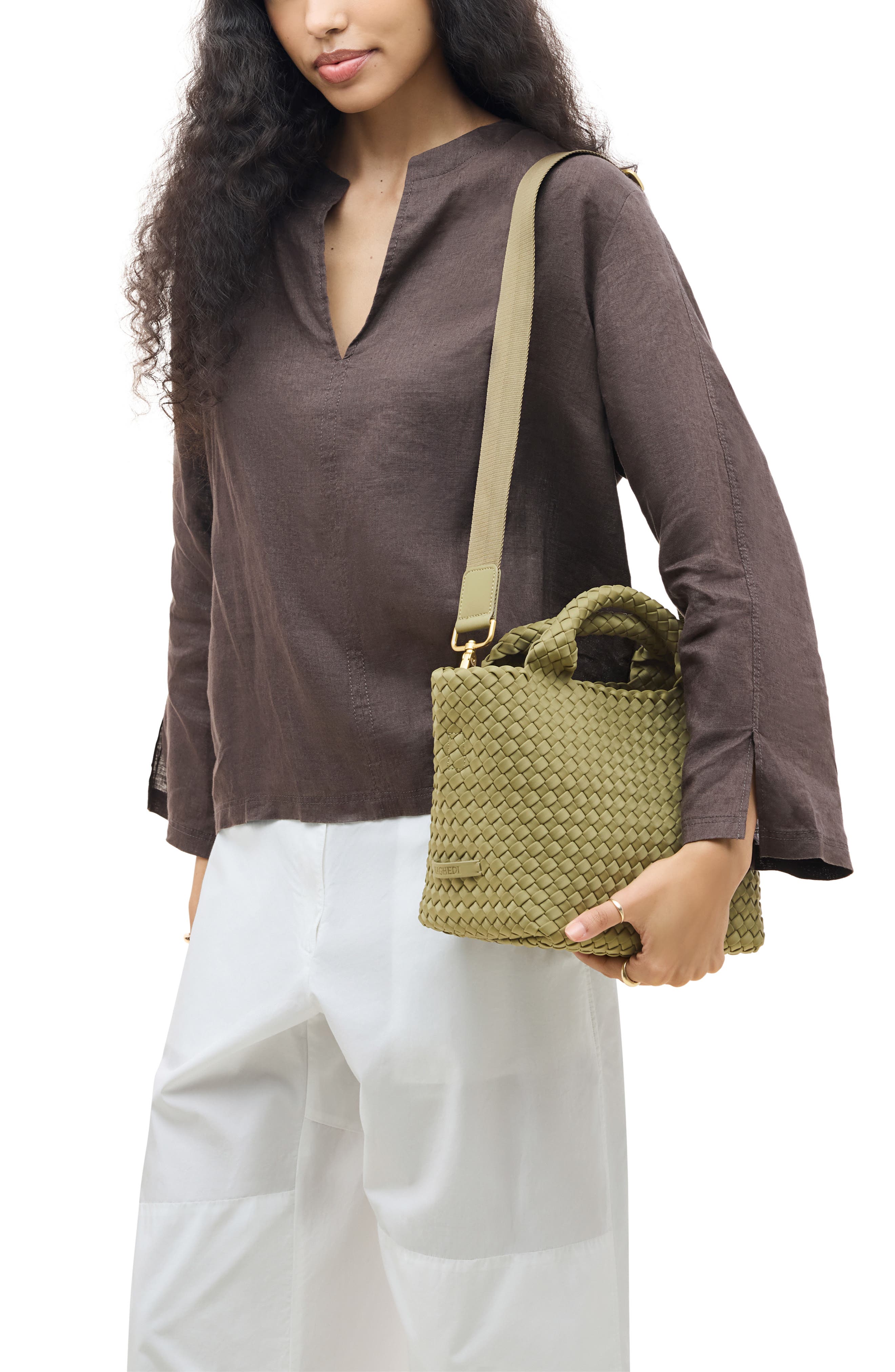 St. Barths Small Tote, Alternate, color, BOTTLE GREEN
