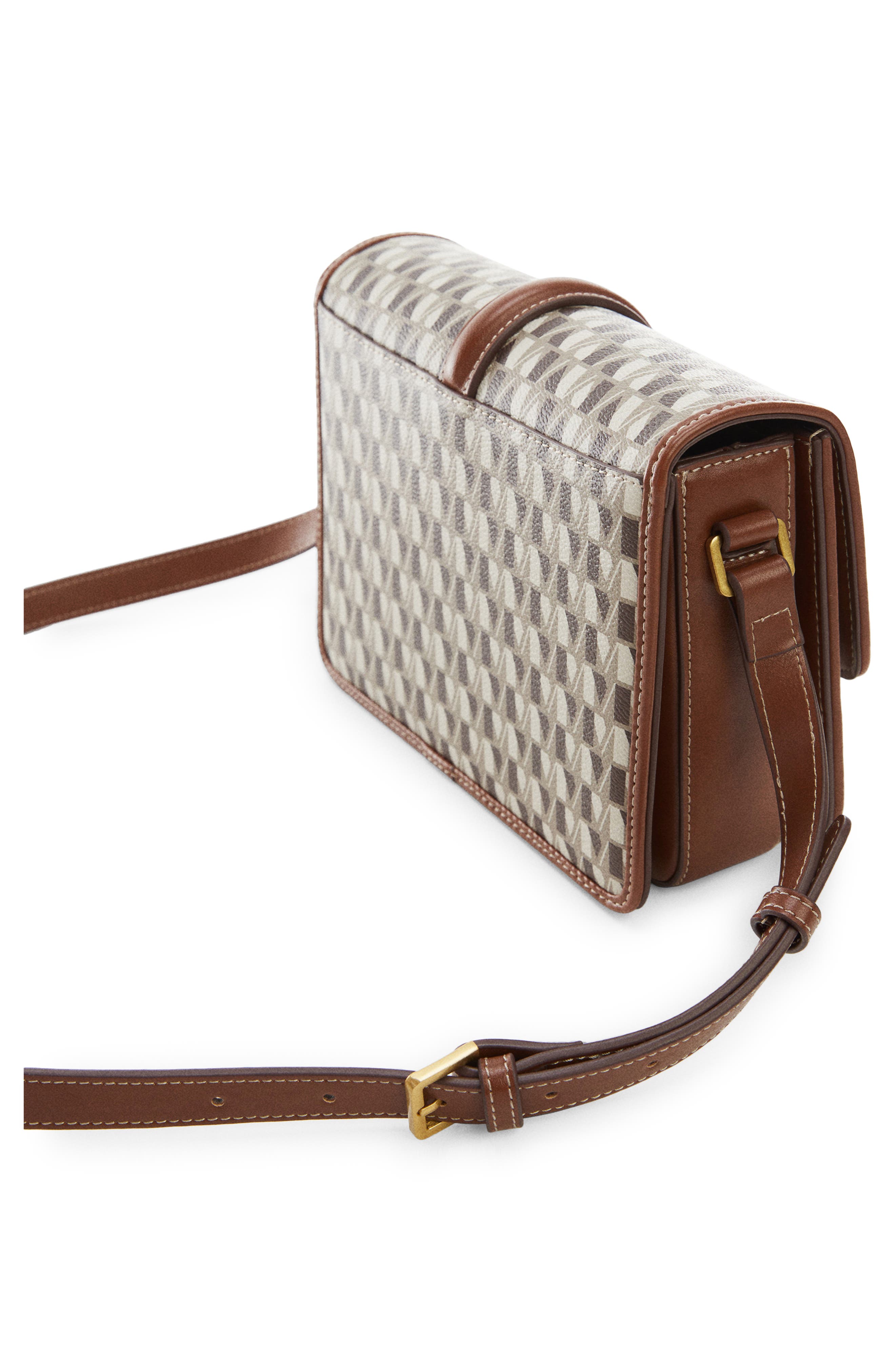 MANGO Logo Crossbody Bag, Alternate, color, 