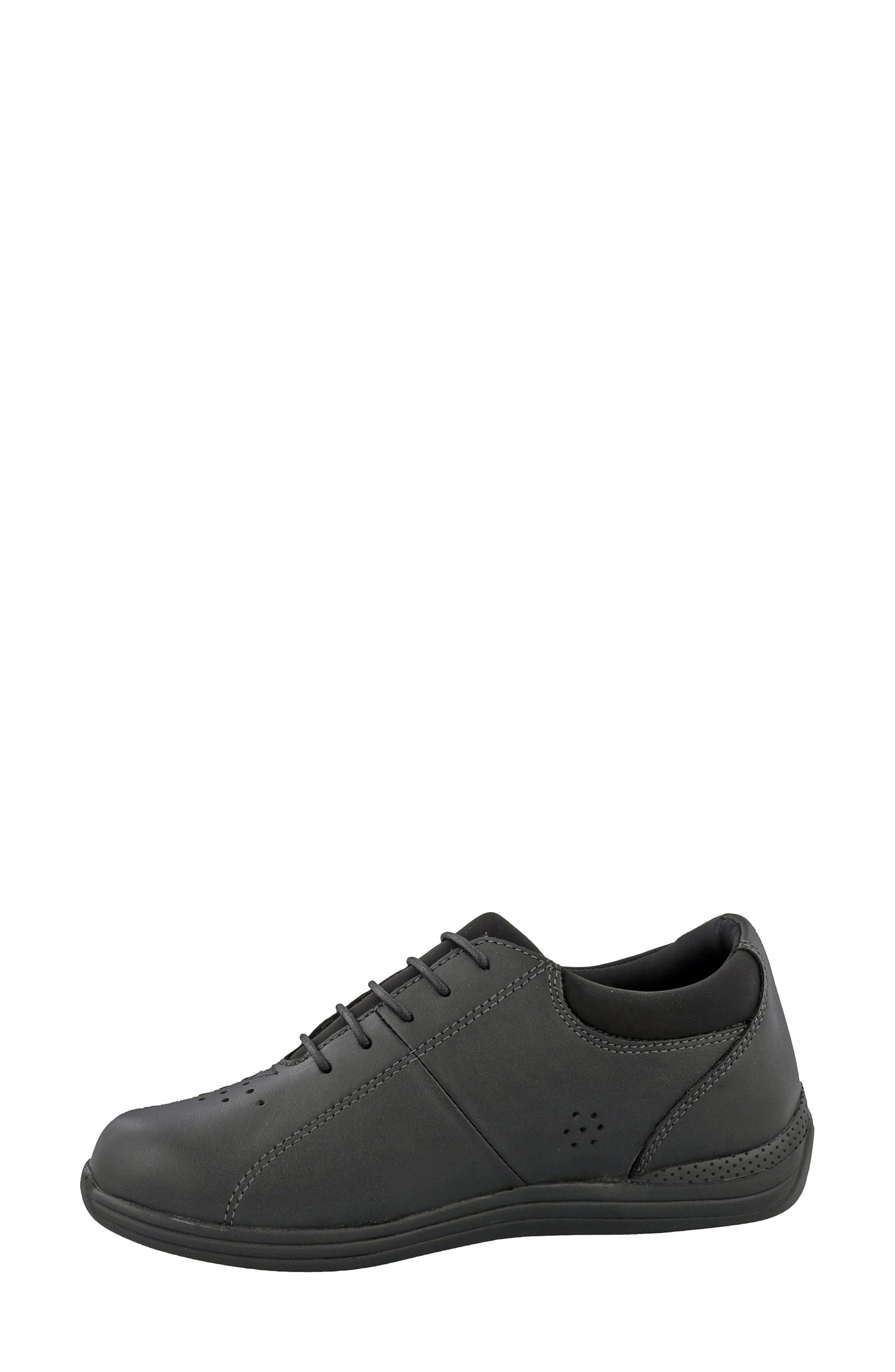 Tulip Leather Sneaker, Alternate, color, BLACK CALF