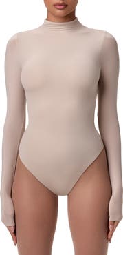 Naked Wardrobe Naked Long Sleeve Bodysuit