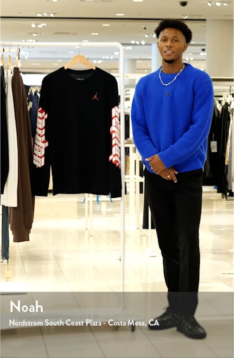 Jumpman Long Sleeve Graphic T-Shirt, sales video thumbnail