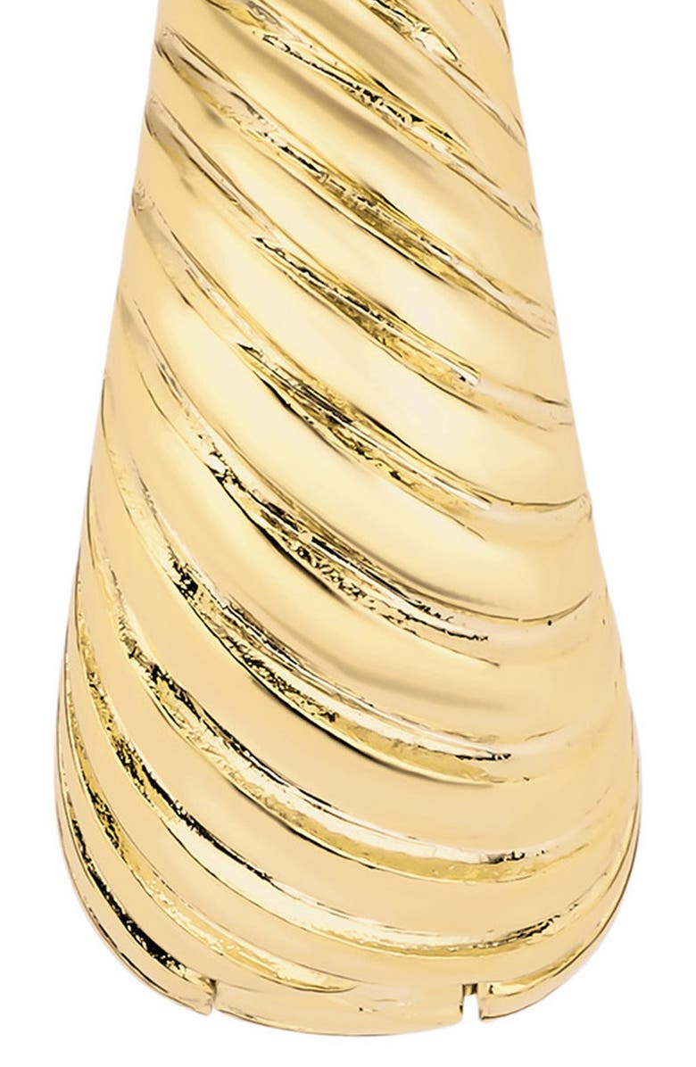 ATHRA LUXE The Solstice Ribbed Hoop Earrings, Alternate, color, 