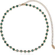 Ettika Cubic Zirconia Bezel Necklace