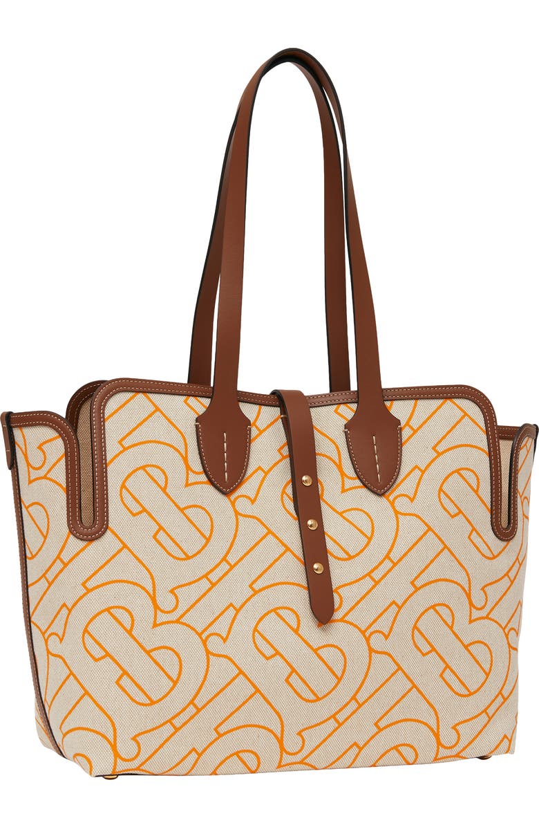 Burberry Medium Soft Cotton Canvas Belt Bag, Alternate, color,