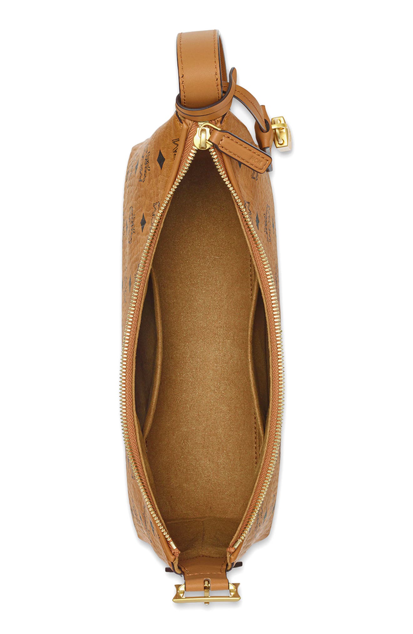Aren Hobo in Visetos, Alternate, color, COGNAC