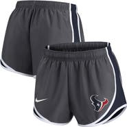 Nike Women's Nike Charcoal Houston Texans Logo Performance Tempo Shorts