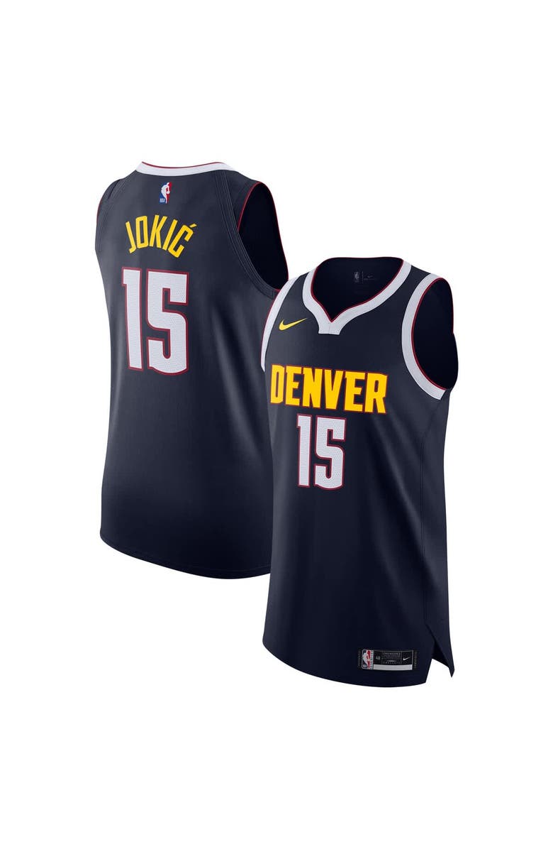Nike Men's Nike Nikola Jokic Navy Denver Nuggets Authentic Jersey - Icon Edition, Alternate, color, Navy