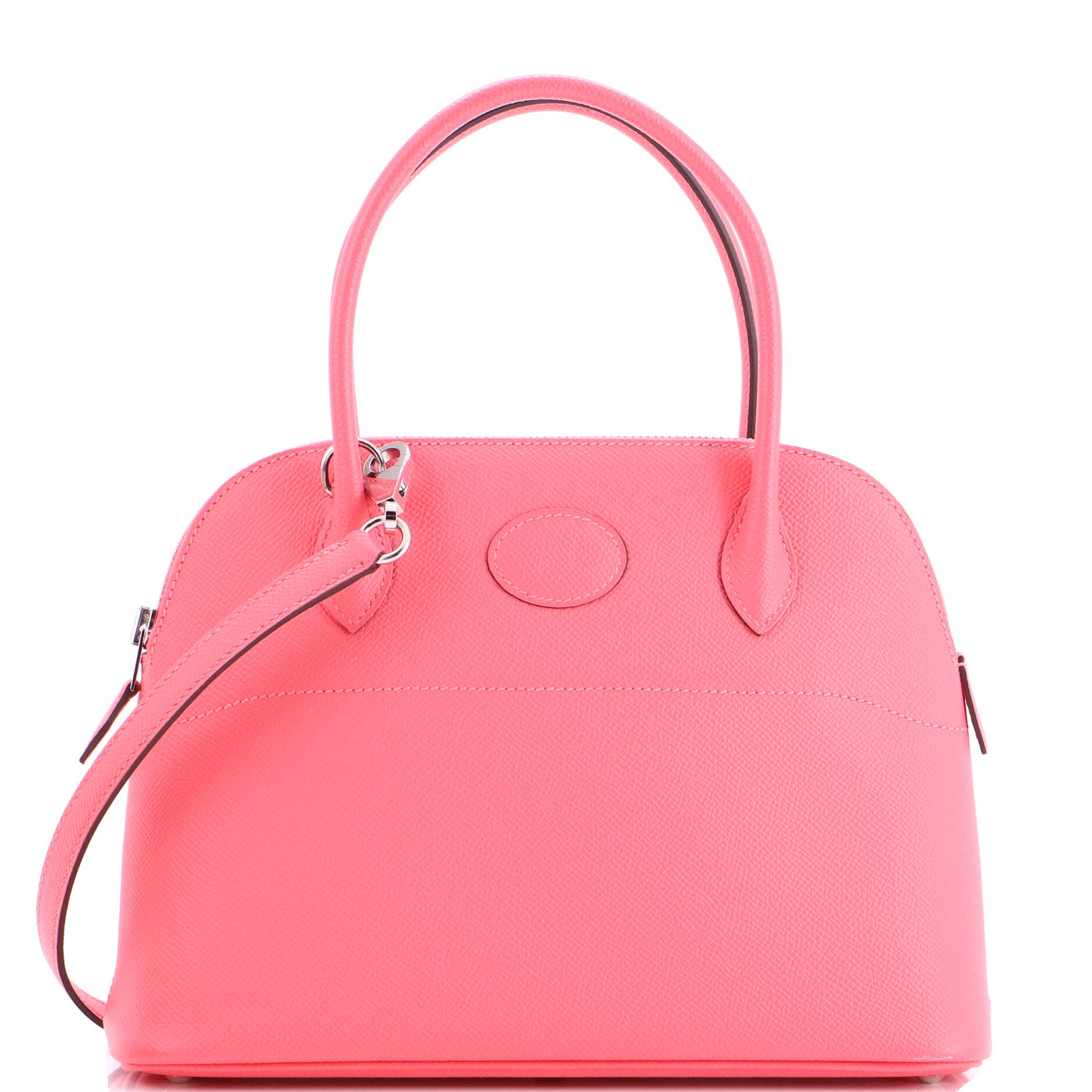 Pre-Owned Hermes Bolide Bag Epsom 27, Main, color, Rose Azalee