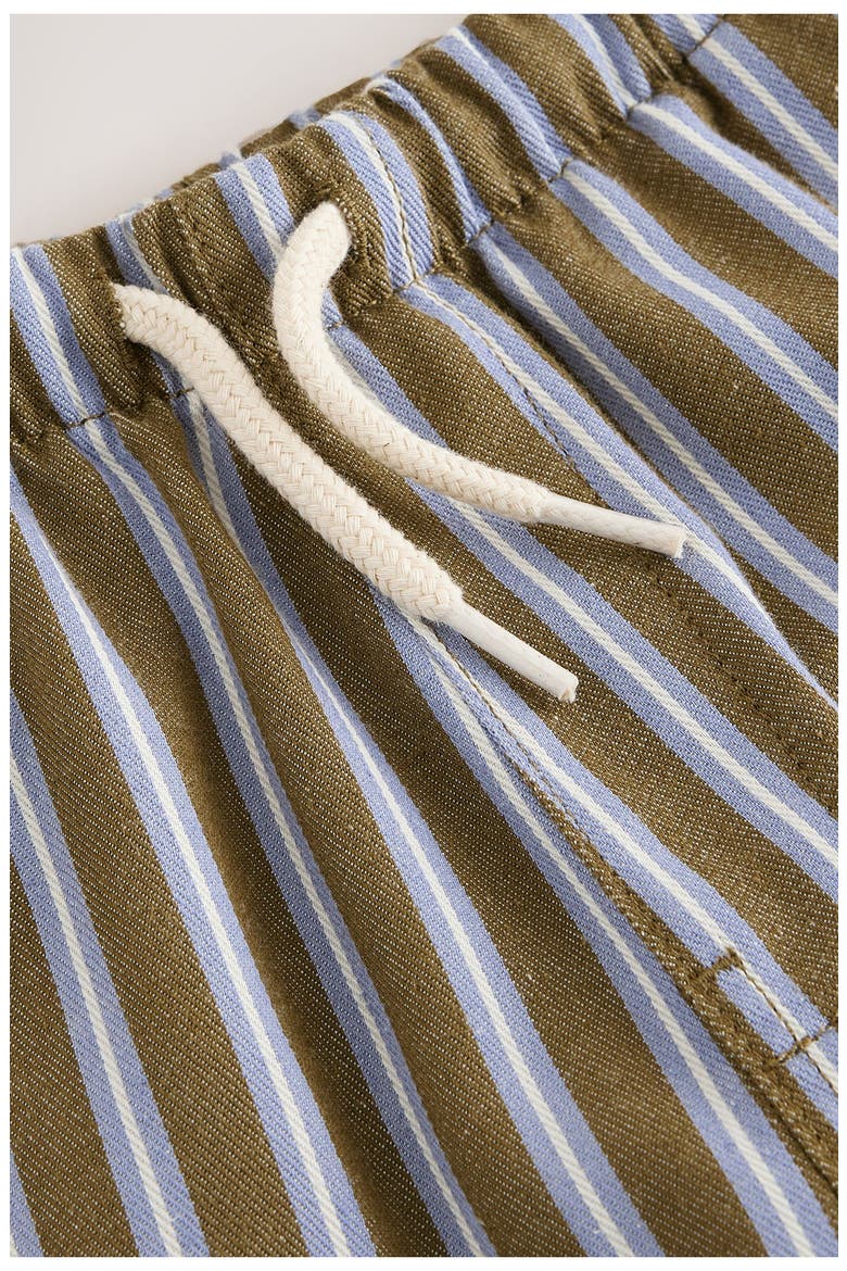 Kids' Stripe Drawstring Pants, Alternate, color, GREEN