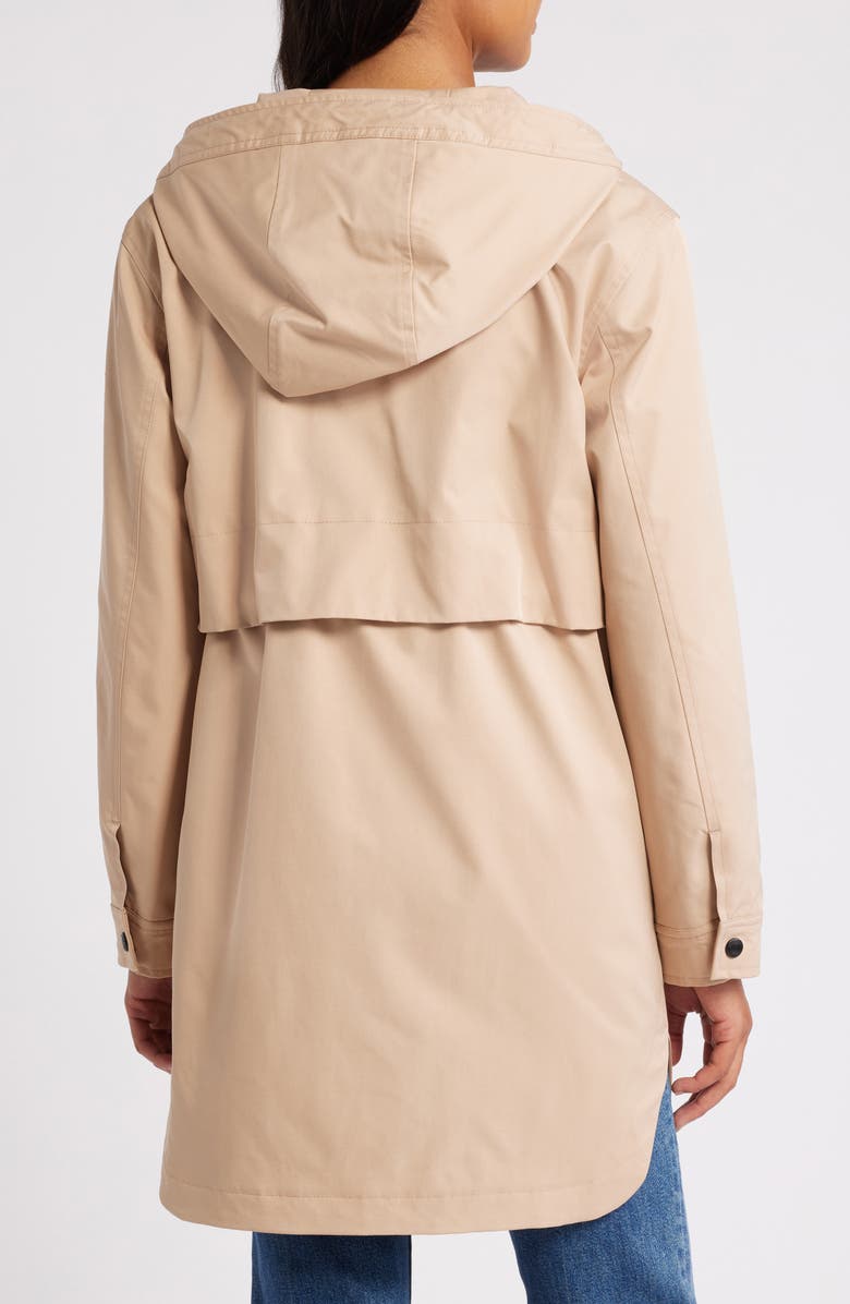 Sam Edelman Hooded Jacket, Alternate, color, Sandshell