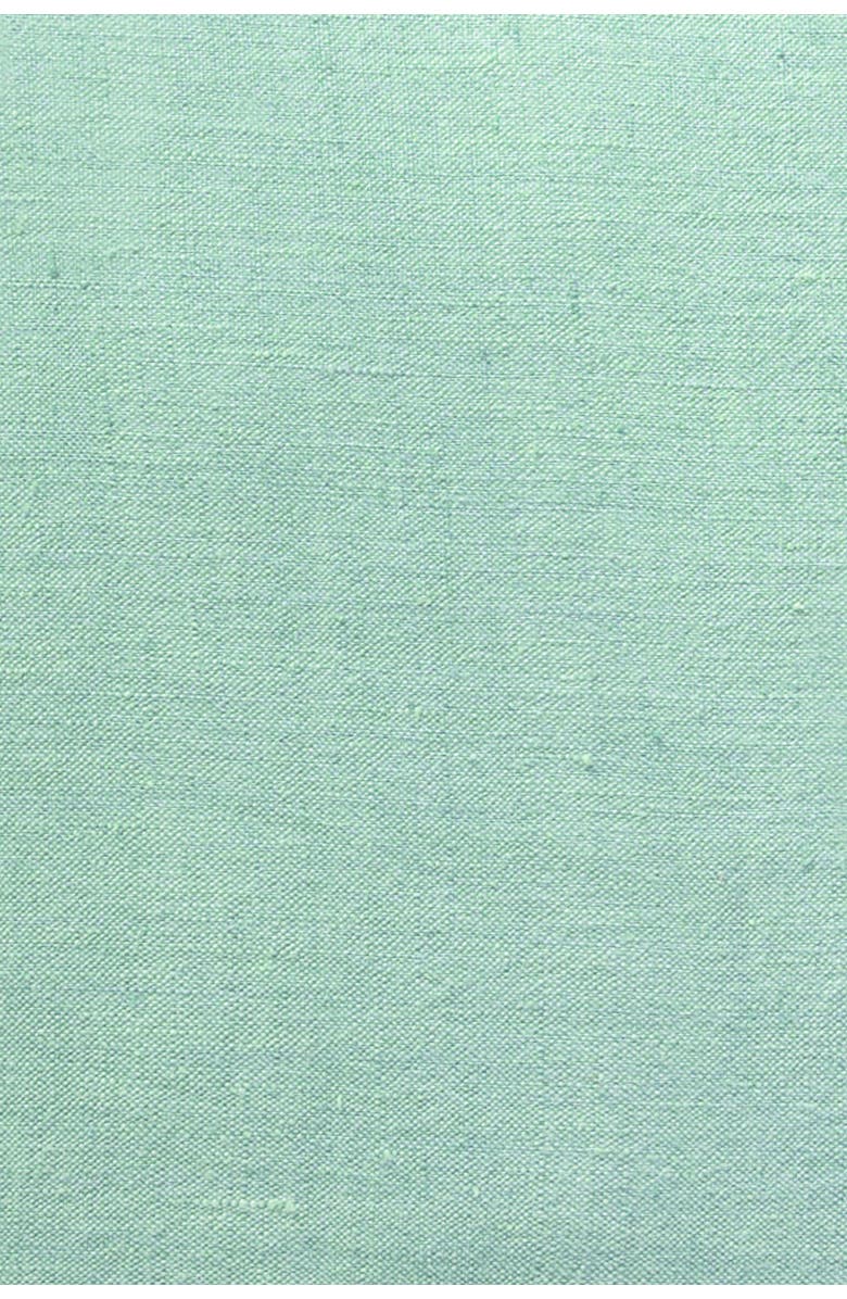 Anaya Mint Green Soft Linen Euro Pillow 26x26 with Down Alternative Insert, Alternate, color,