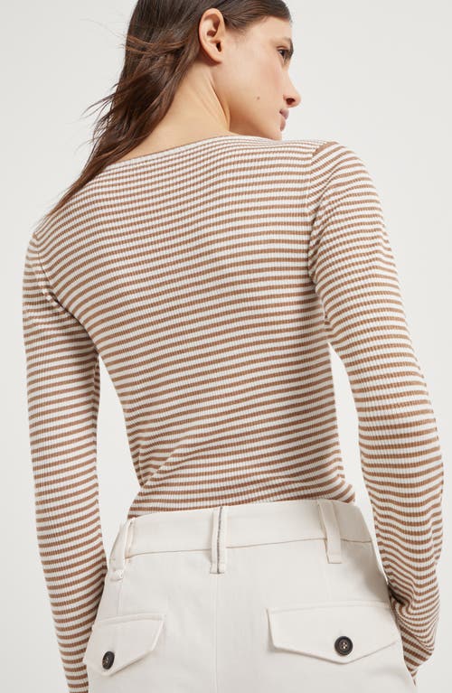 Brunello Cucinelli Cropped Chino Trousers In Panama