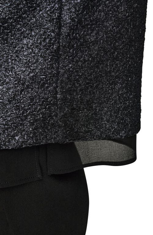 Donna Karan New York Metallic Sleeveless Top In Silver