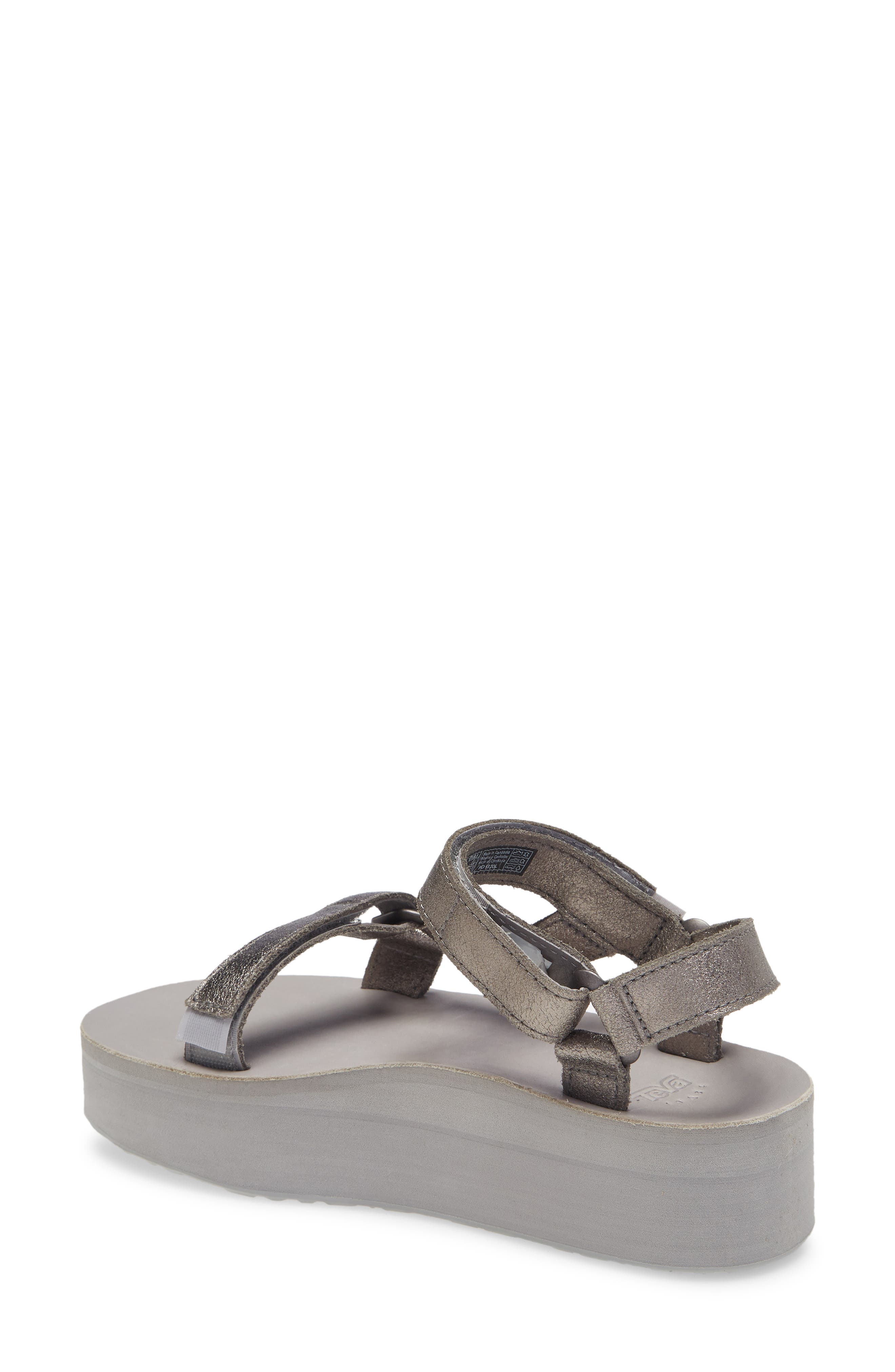 Teva Metallic Universal Leather Sandal, Alternate, color, 