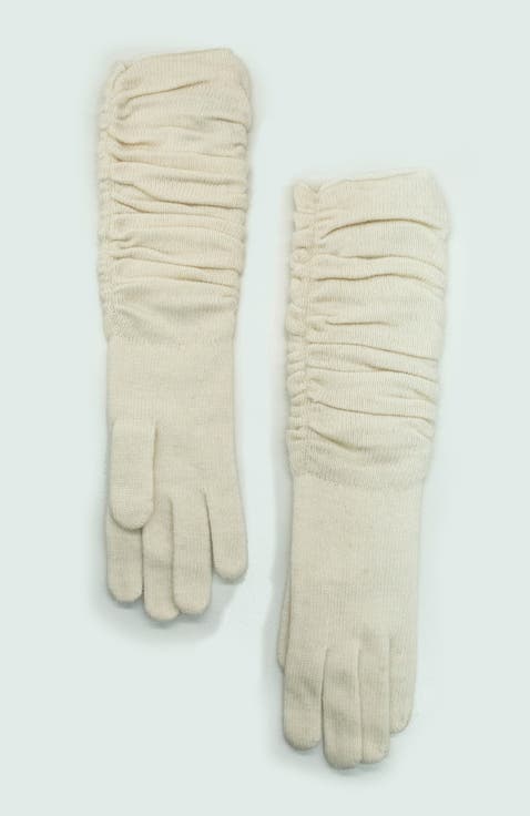 Rouched gloves
