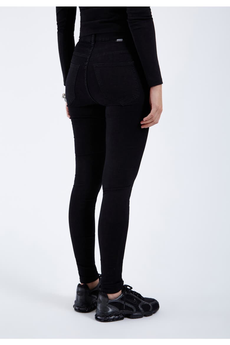 Solitaire High Skinny, Alternate, color, Black
