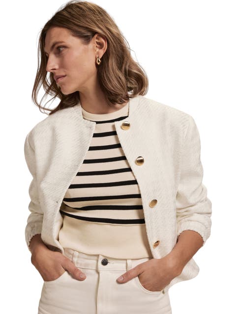 ★ ★ Women’s Ivory Satin Bomber Jacket J224361 Satin Bomber Jacket | brown | Calvin Klein Hong Kong