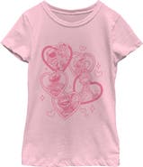 Sesame Street® Girl's Sesame Street Heart Framed Characters Graphic T-Shirt