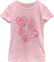Sesame Street® Girls' Heart Framed Characters Graphic Short Sleeve T-Shirt