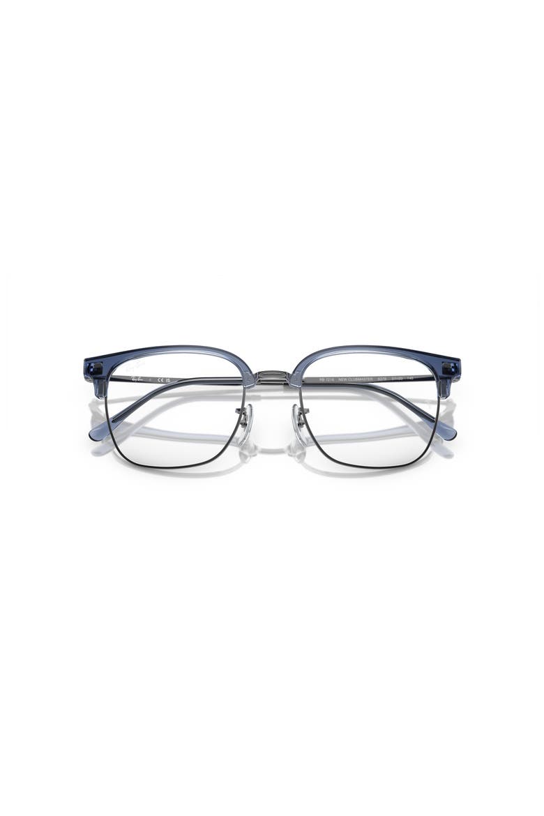 51mm Square optical glasses, Alternate, color, Blue