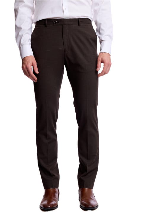 Downing Slim Fit Check Pants