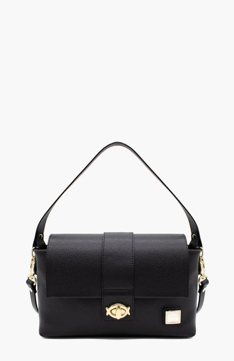Muse 514 Pebbled Leather Handbag