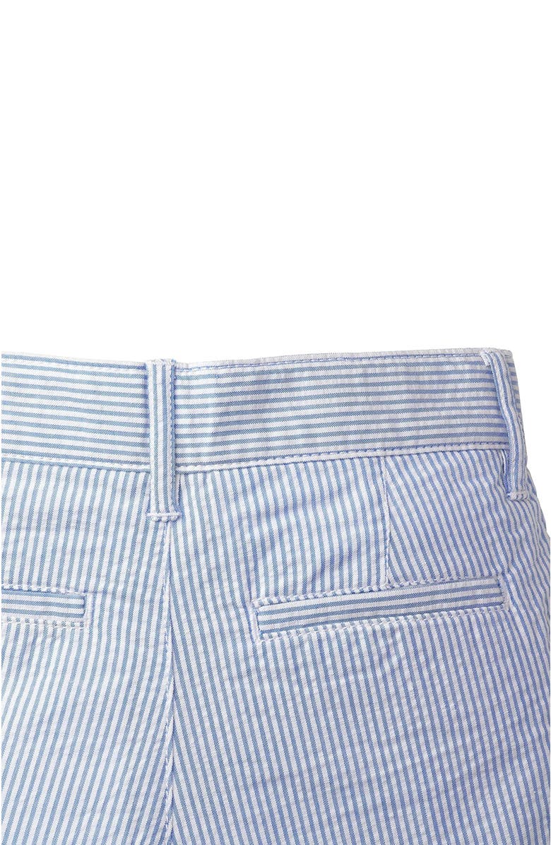 Hope & Henry Boys' Organic Cotton Seersucker Short, Infant, Alternate, color, Blue Seersucker