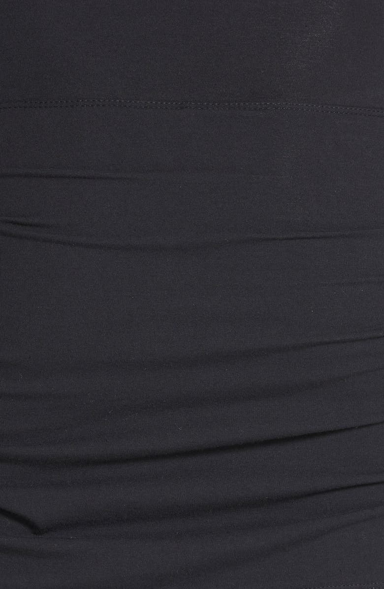 Lysse ́ Ruched Skirt Control Top Crop Leggings, Alternate, color,