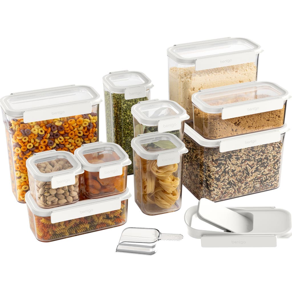 Bentgo 10-piece Food Storage Pantry Containers In Snow