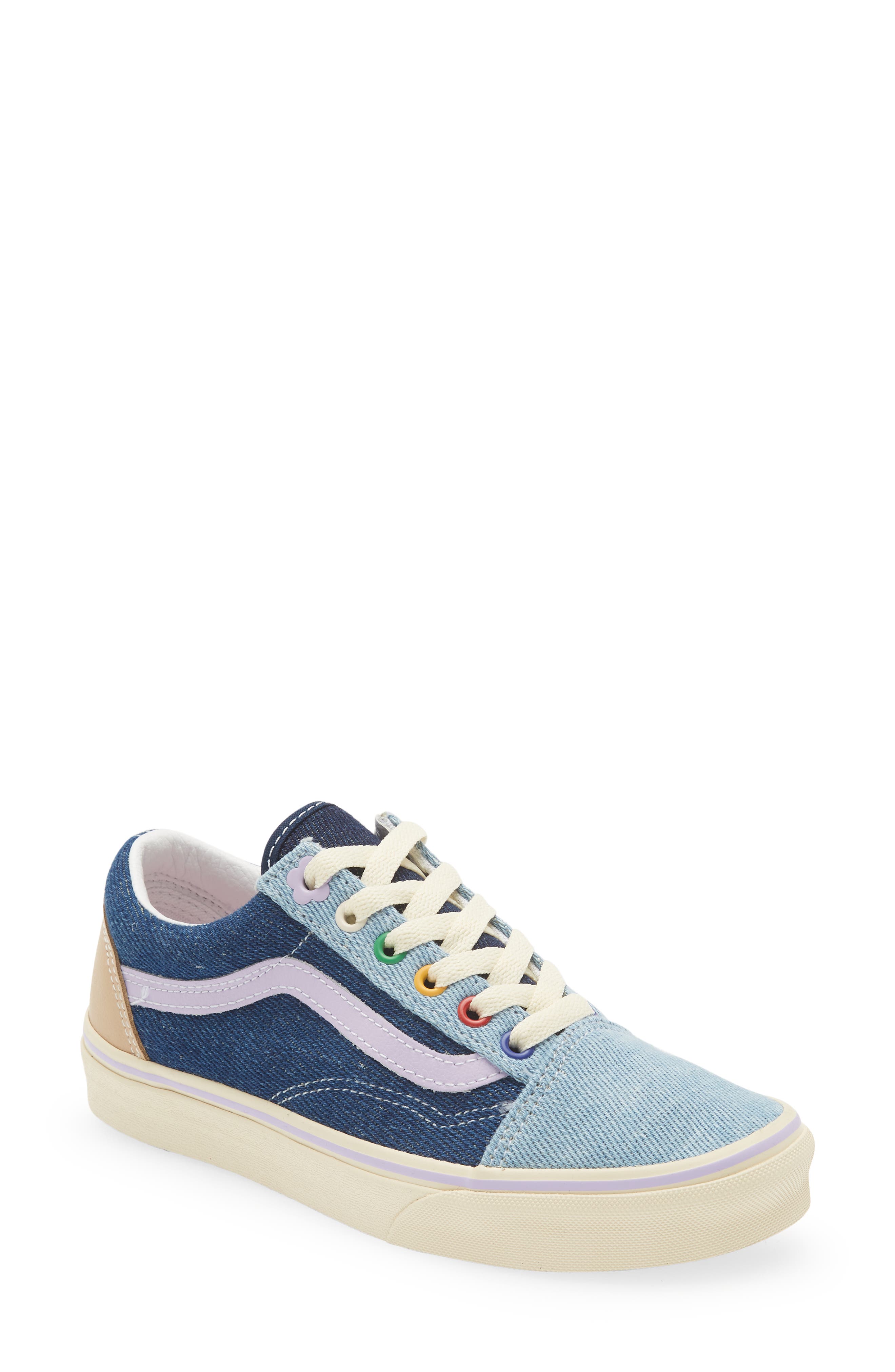 Vans Old Skool Denim Sneaker, Main, color, 