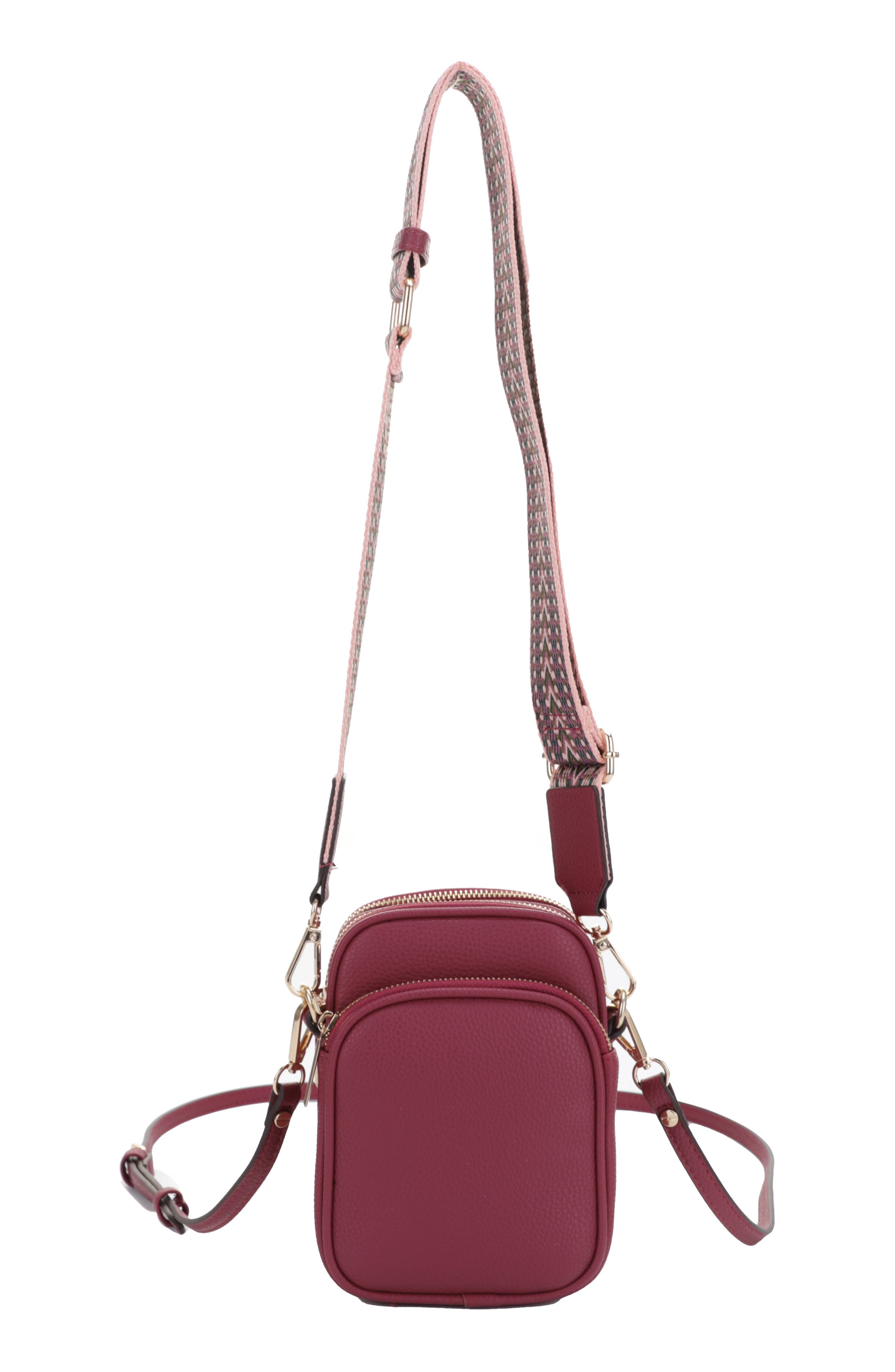 Mali + Lili Josephine Recycled Vegan Leather Crossbody Bag (Women