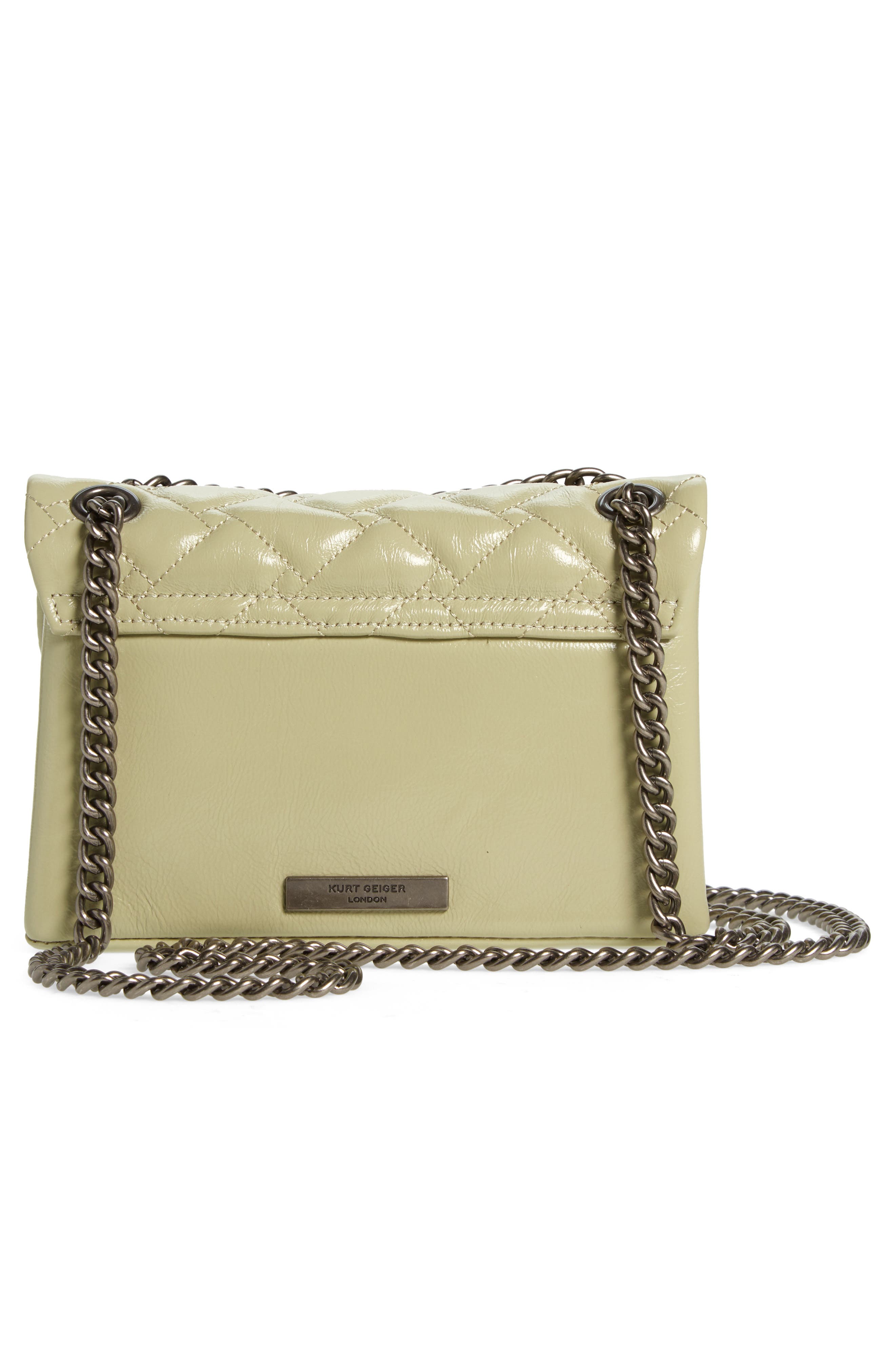 Kurt Geiger London Mini Kensington Butterfly Leather Crossbody Bag, Alternate, color, 