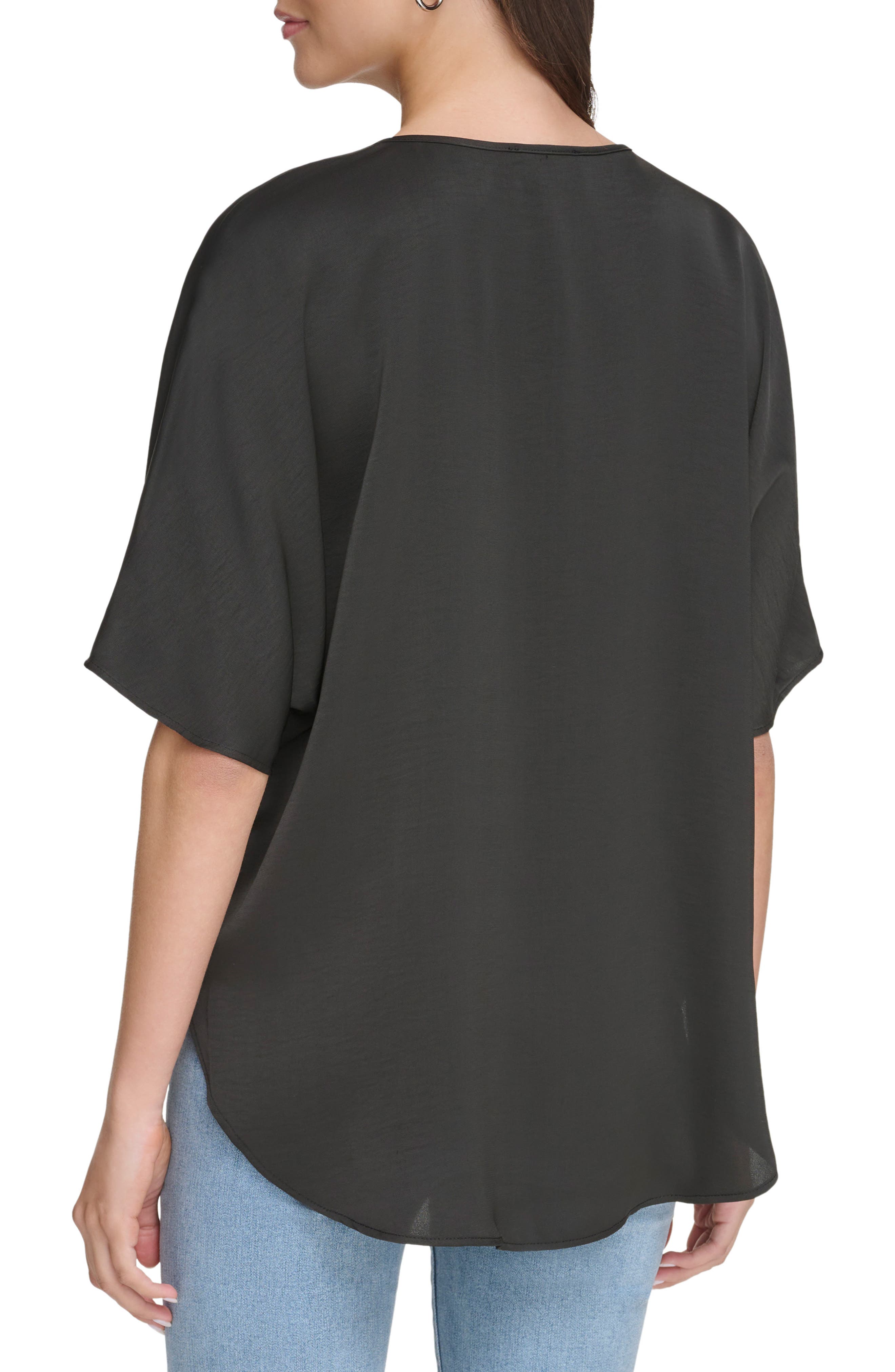 Short Sleeve Woven Top - image 2