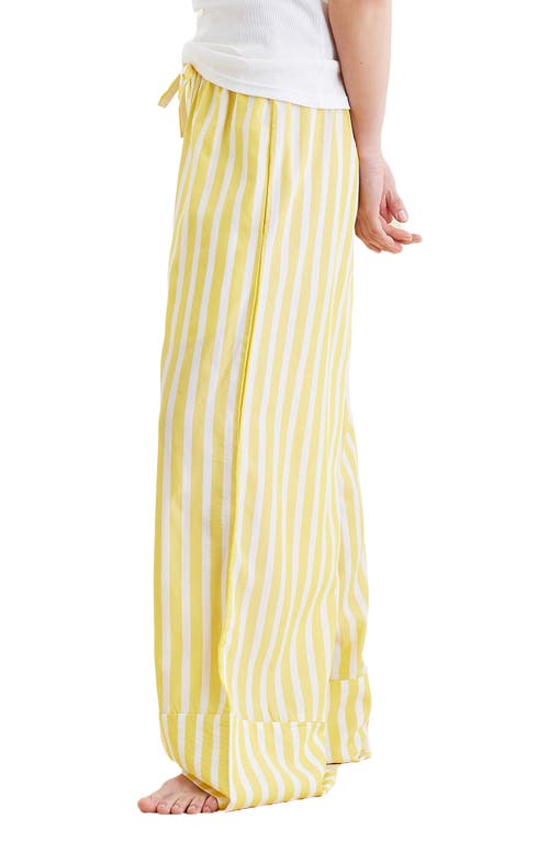PAPINELLE PAPINELLE AMELIE STRIPE WIDE LEG PAJAMA PANTS