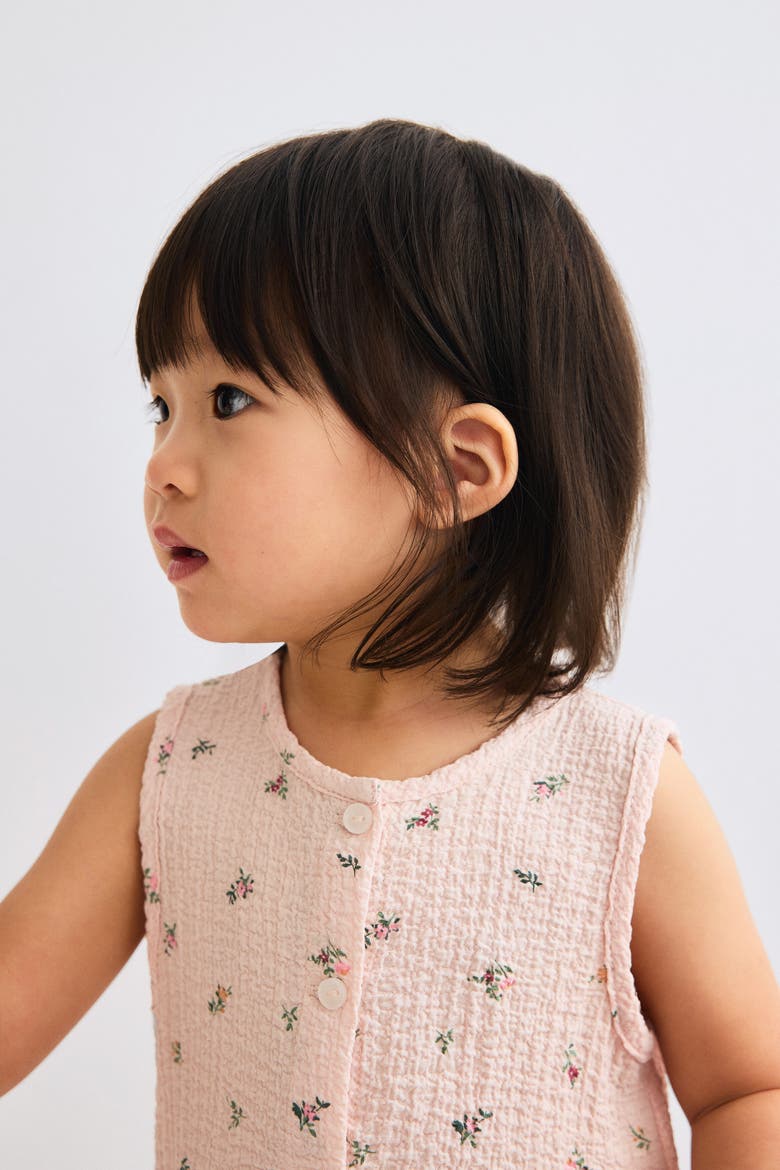 2-piece Seersucker Set, Alternate, color, Light pink/floral