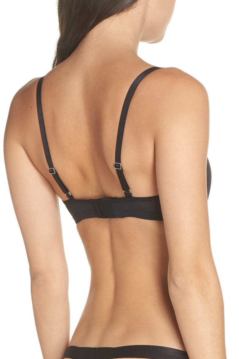 Sieve Non-Wire Bra, Alternate, color, BLACK