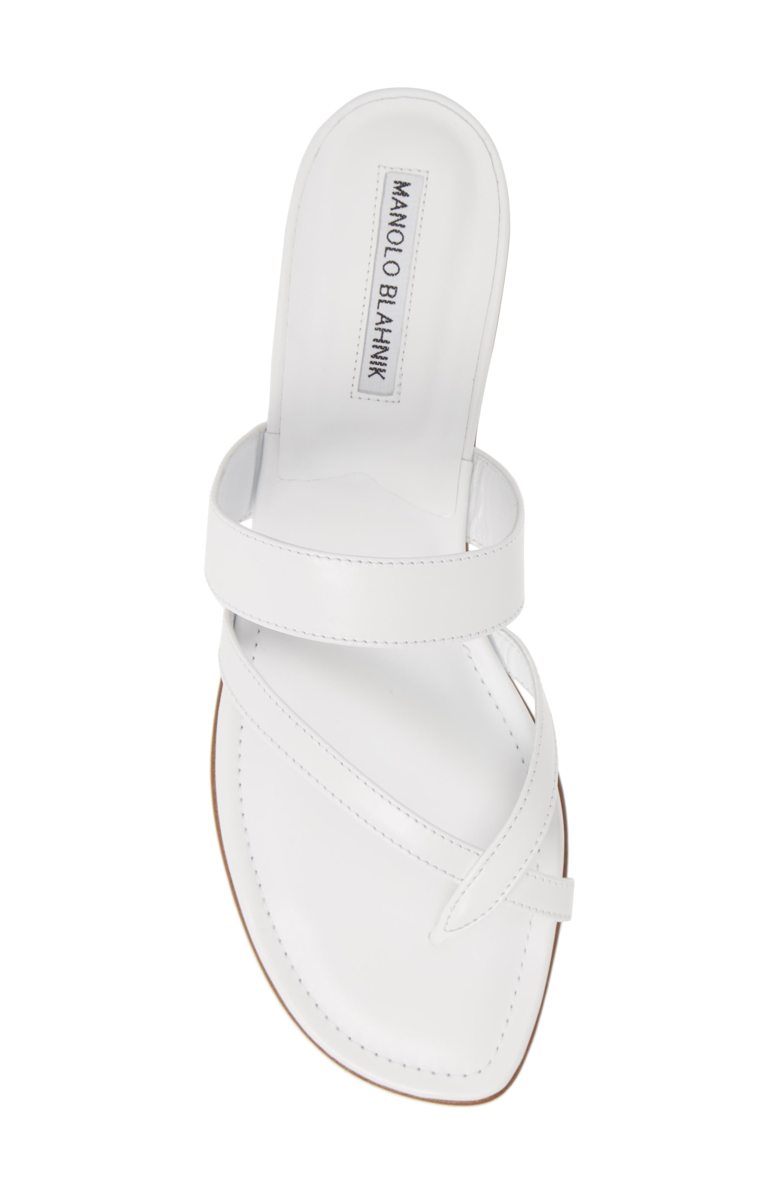 Manolo Blahnik Slide Sandal, Alternate, color, 