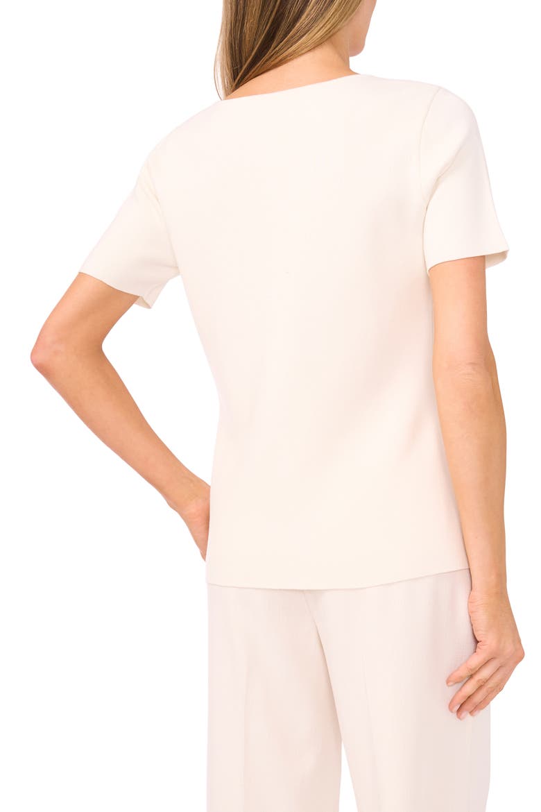Gail Longline Split Hem Button-Up Shirt, Alternate, color, NEW IVORY
