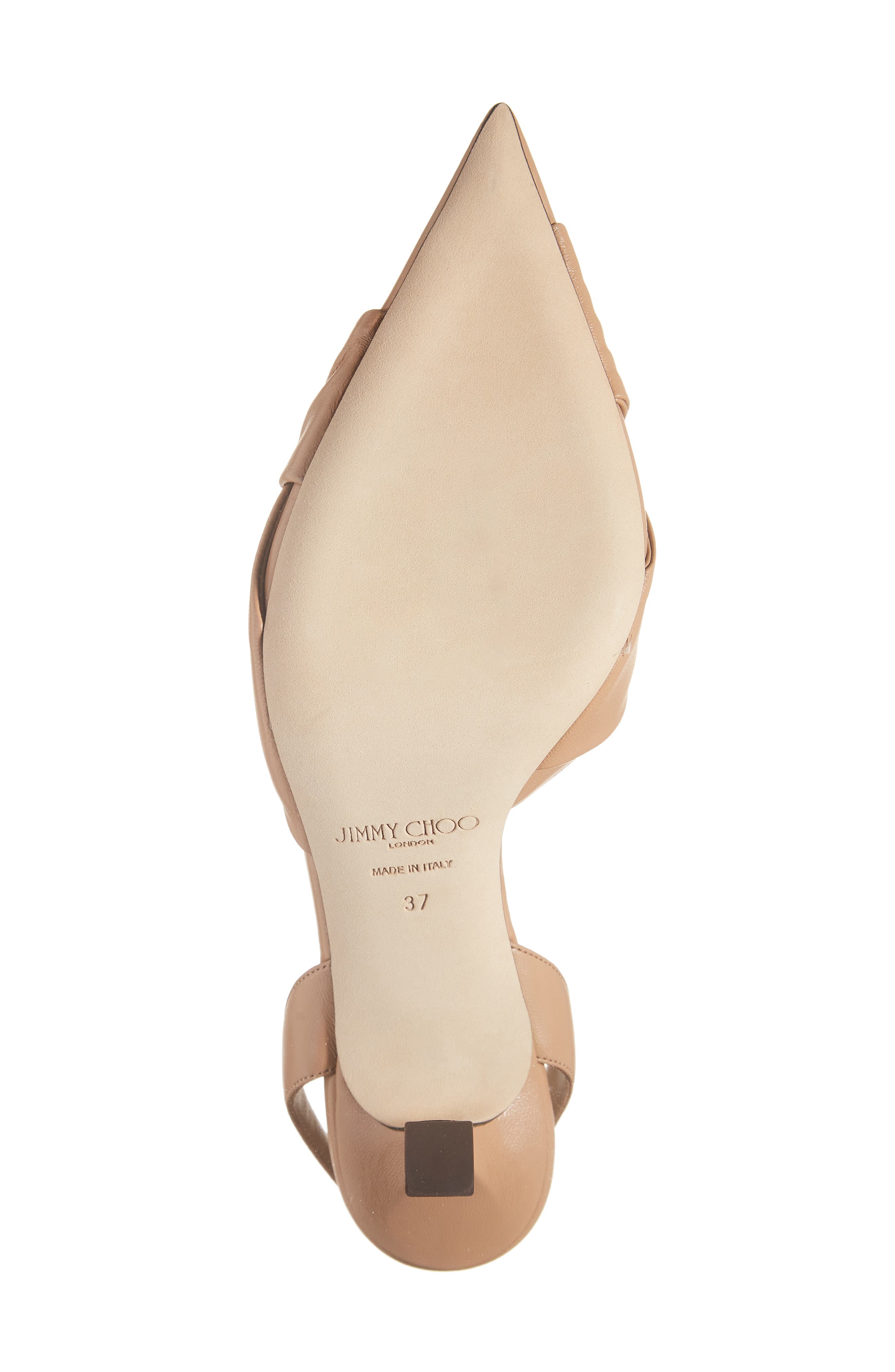 Jimmy Choo Hedera Knot Pointed Toe Slingback Pump, Alternate, color, 