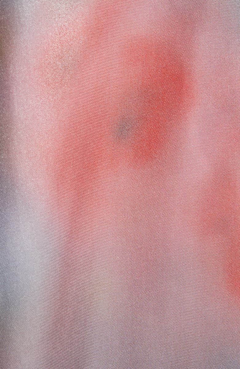 DIESEL<sup>®</sup> D-Ebra Halter Foiled Georgette Midi Dress, Alternate, color, Bordeaux