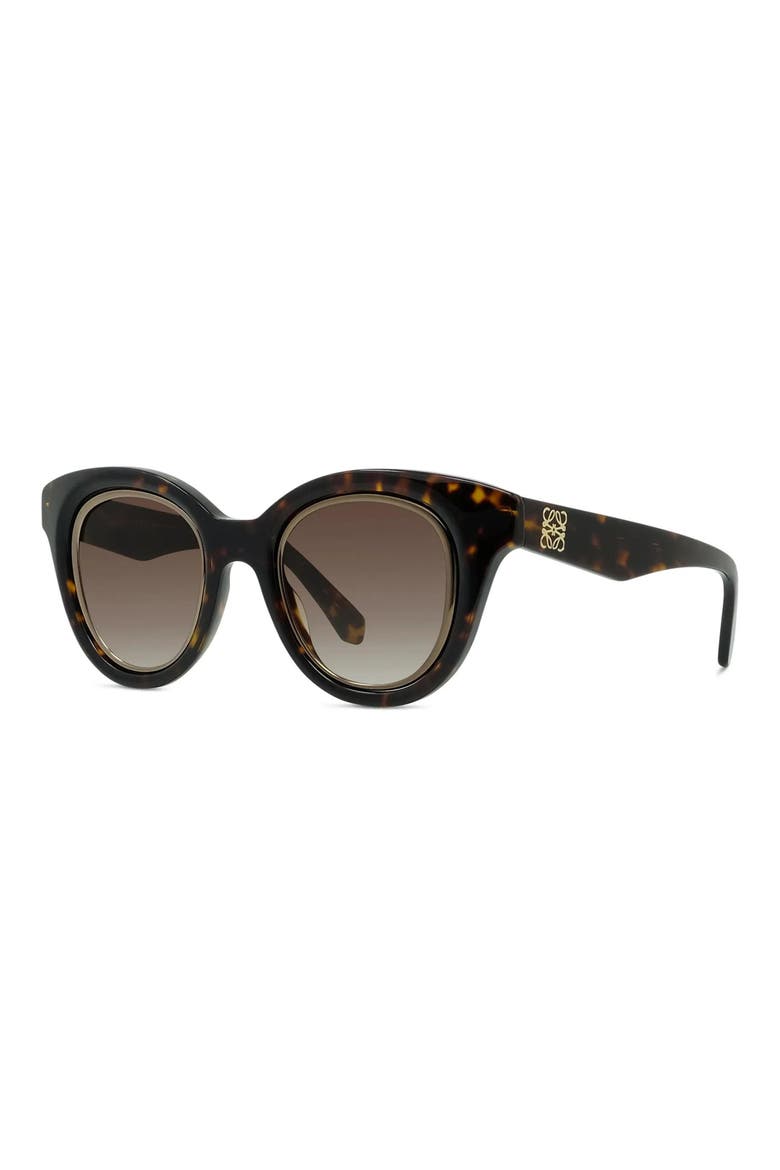 Anagram 51mm Gradient Butterfly Sunglasses, Alternate, color, DARK HAVANA / GRADIENT BROWN