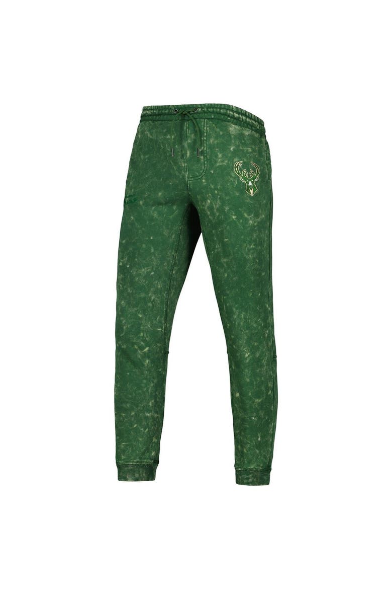 Unisex The Wild Collective Hunter Green Milwaukee Bucks Acid Tonal Jogger Pants, Alternate, color, Hunter Green