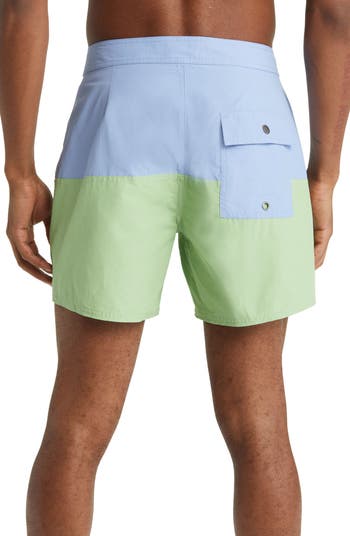 Saturdays NYC Ennis Colorblock Board Shorts | Nordstrom